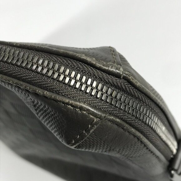 LOUIS VUITTON Gray Damier Leather Tote Bag - Picture 15 of 16